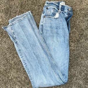 Abercrombie & Fitch the 90s straight ultra high rise jeans